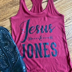 Jesus & Jones tank top, medium, SALE ITEM Last 1